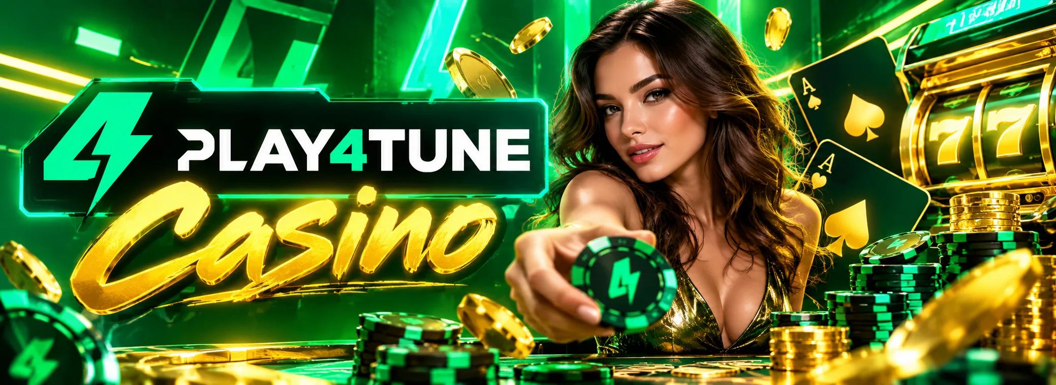 Banner de Play4Tune Casino Colombia con pagos Nequi y Bre-B y bono de bienvenida